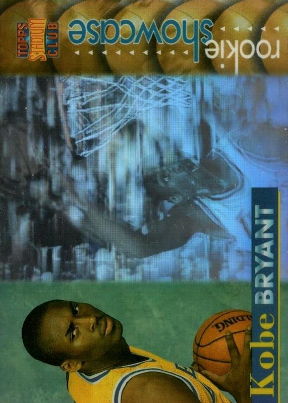 Kobe Bryant 1996 Stadium Club #RS11 Rookie Showcase Price Guide 