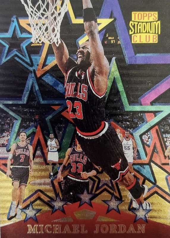 Topps stadium club hot sale michael jordan