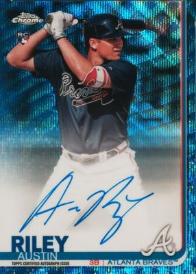 2019 Topps Chrome #RA-AR Rookie Auto - Blue Wave Refractor /150