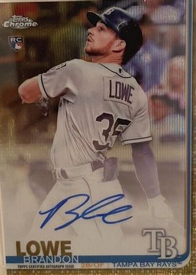 2019 Topps Chrome #RA-BL Rookie Auto - Gold Wave Refractor /50