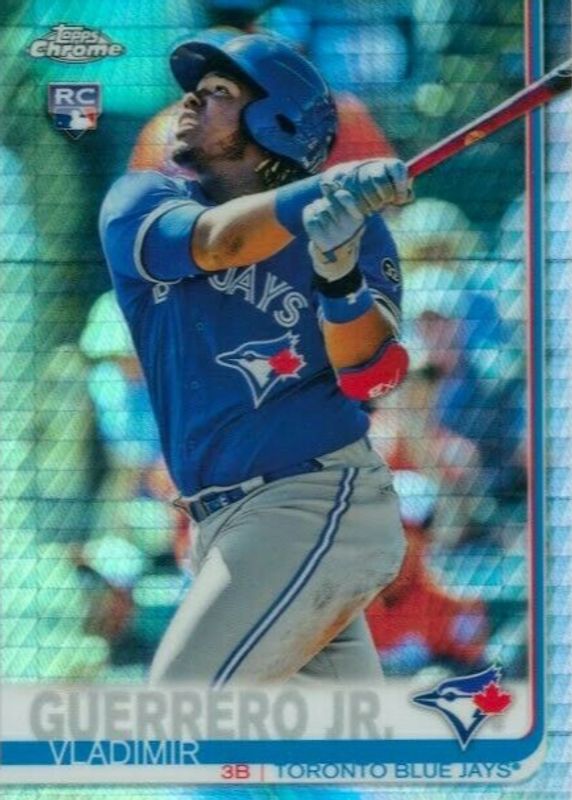 Vladimir Guerrero Jr. 2019 Topps Chrome #201 Prism Refractor PSA 