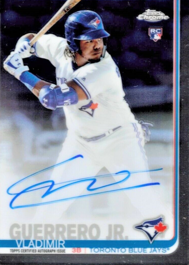 Vladimir Guerrero Jr. 2019 Topps Chrome #RA-VGJ Rookie Auto 