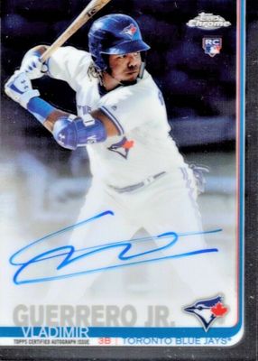 2019 Topps Chrome #RA-VGJ Rookie Auto