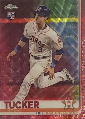 2019 Topps Chrome #39 Red Wave Refractor /5 (Running)