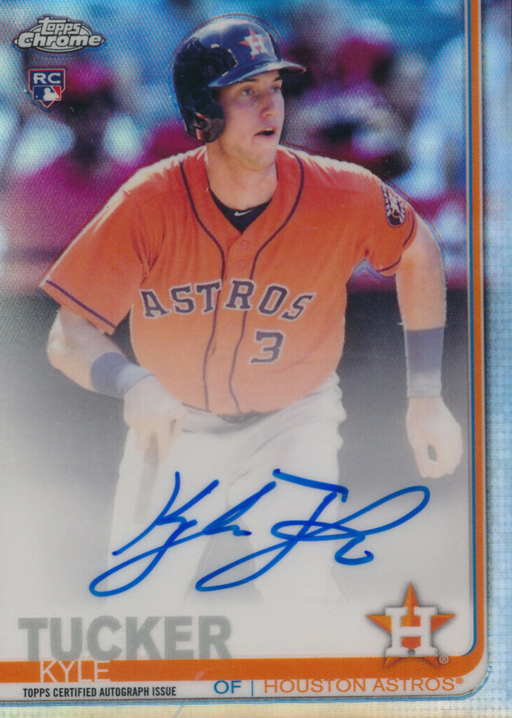 Kyle Tucker 2019 Topps Chrome #RA-KT Rookie Auto - Refractor 