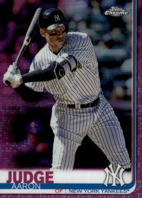 2019 Topps Chrome #100 Pink Refractor (Batting)