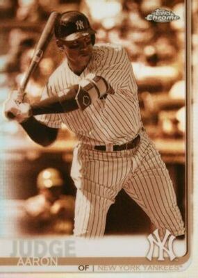 2019 Topps Chrome #100 Sepia Refractor (Batting)