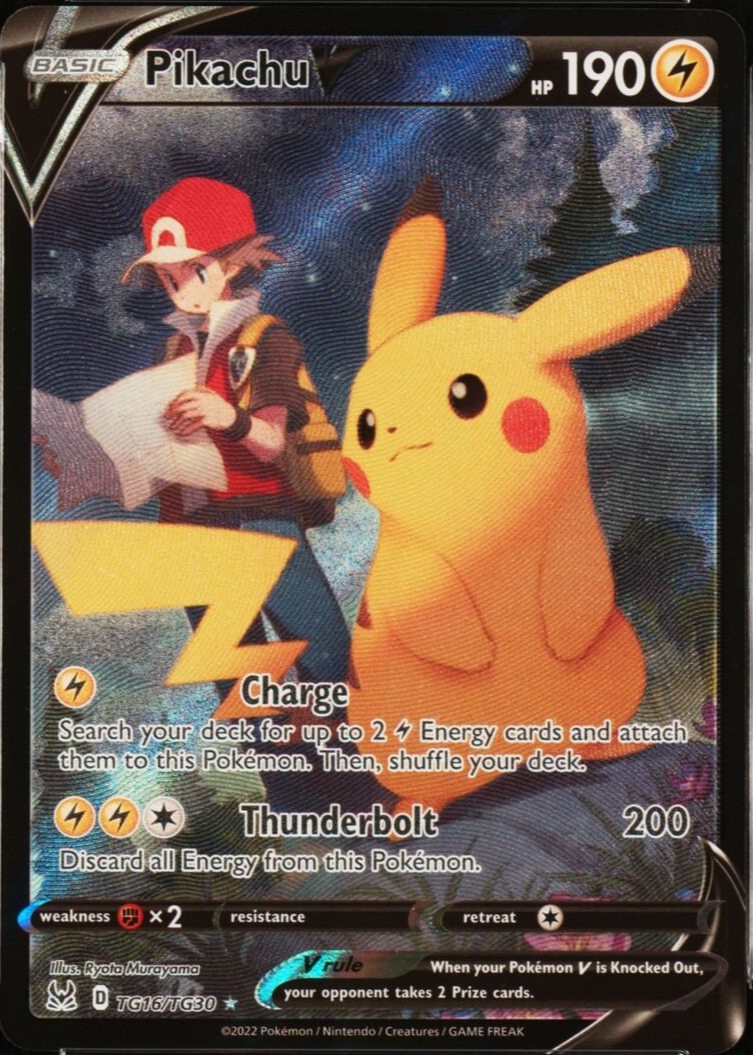 Pikachu V トレーディングカード Pikachu V 2022 Sword & Shield: Lost Origin #TG16/TG30 Holo