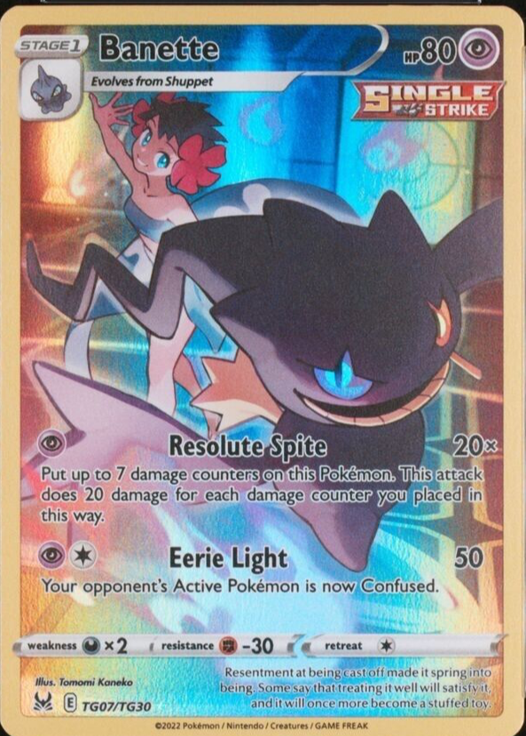pokemon banette card Banette - 073/196 - Lost Origin main image 0