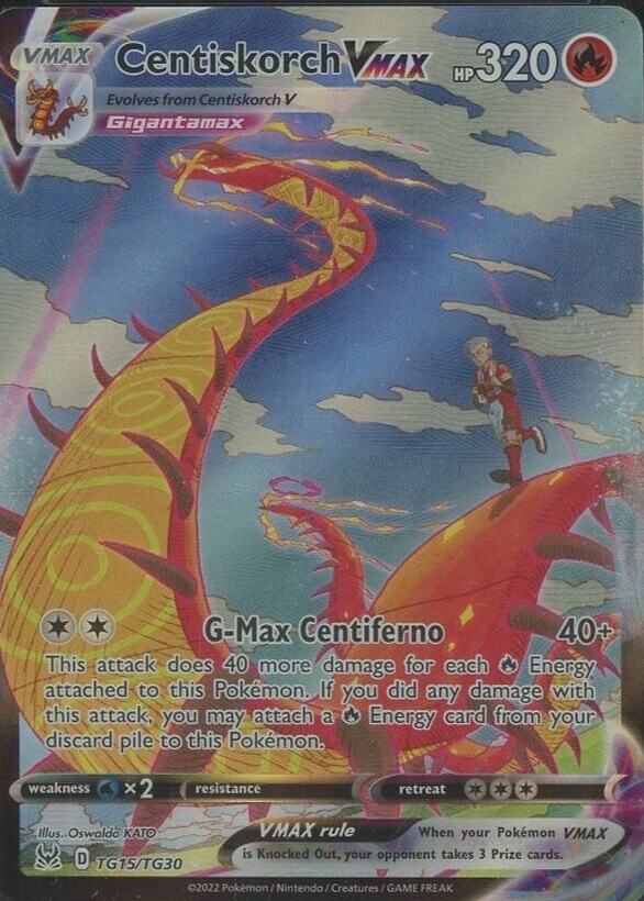 Centiskorch VMAX 2022 Sword & Shield: Lost Origin #TG15/TG30 Trainer  Gallery Price Guide - Sports Card Investor