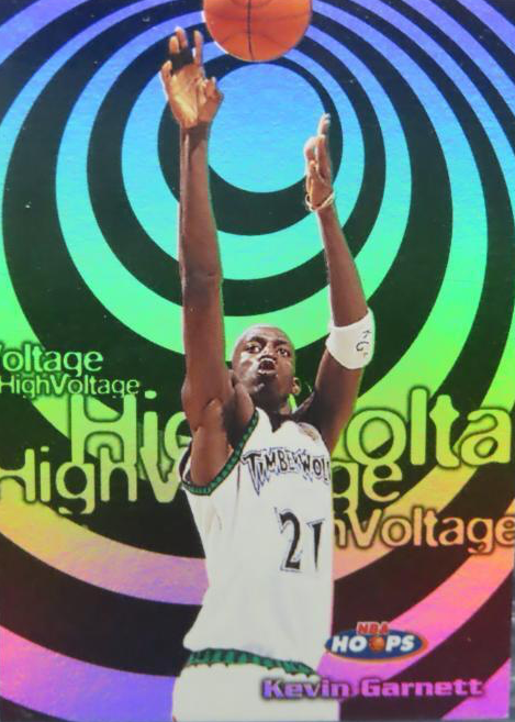 Kevin Garnett 1997 Hoops #10HV High Voltage Price Guide - Sports