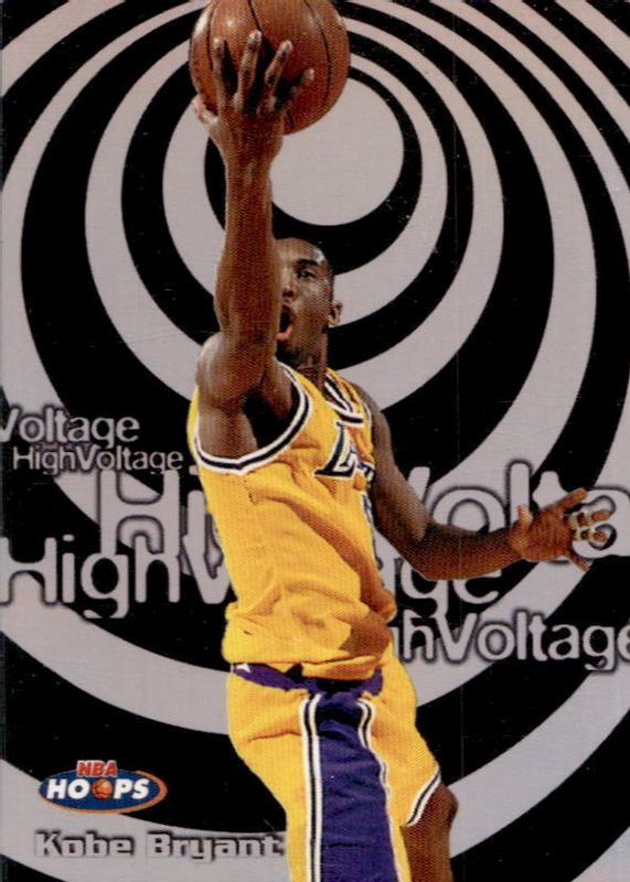 Kobe Bryant 1997 Hoops #1HV High Voltage RAW