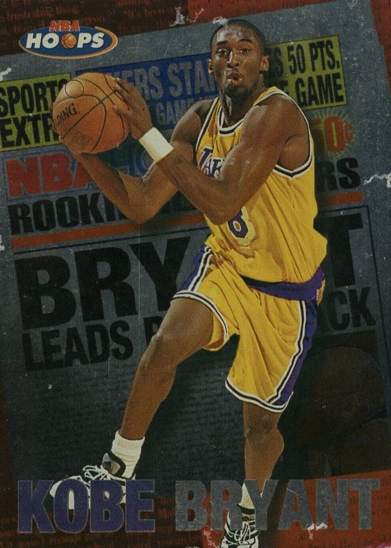 Kobe Bryant 1997 Hoops #3 Rookie Headliners PSA 10