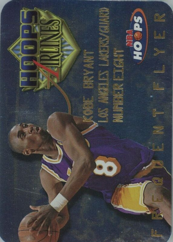 Kobe Bryant 1997 Hoops #9 Frequent Flyer Club BGS 9