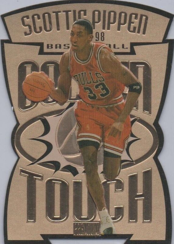 Scottie Pippen 1997 SkyBox Premium #14GT Golden Touch PSA 9