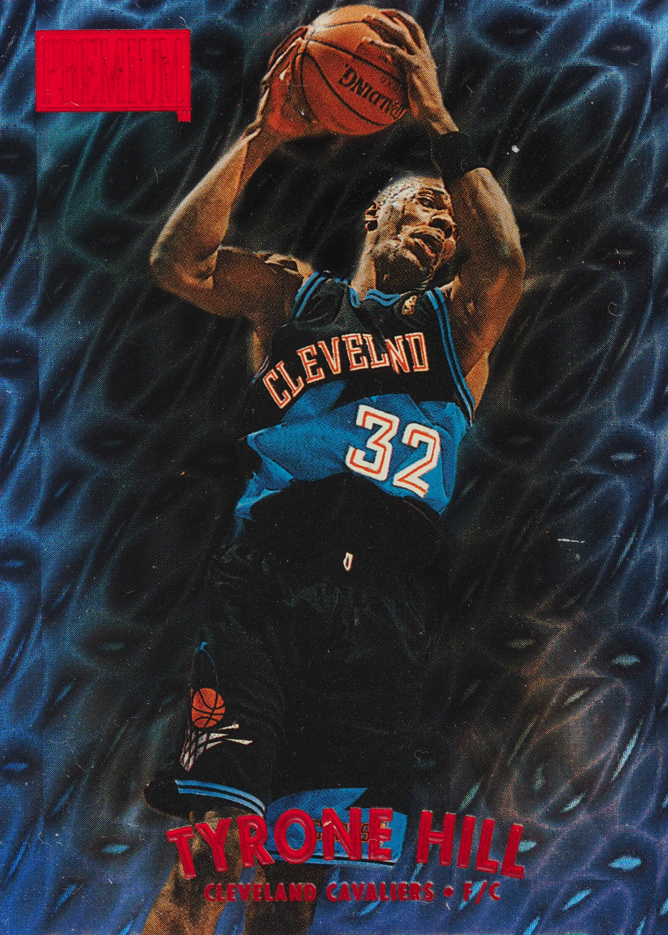 Tyrone Hill 1997 SkyBox Premium #98 Star Rubies /50 Price Guide 