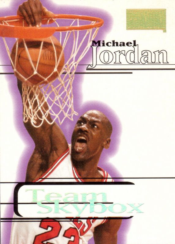 Michael Jordan 1997 SkyBox Premium #235 Team SkyBox SGC 9.5