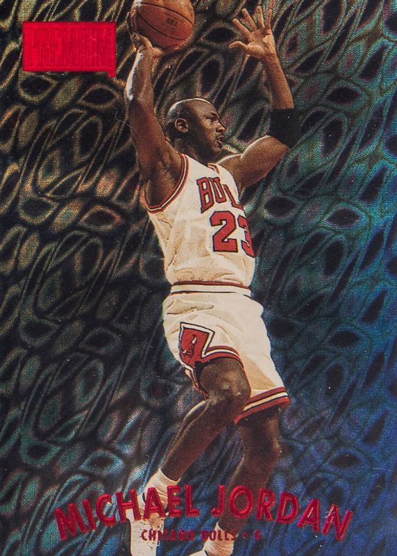 Michael Jordan 1997 SkyBox Premium #29 Star Rubies /50 SGC 9