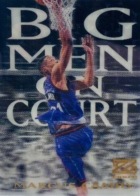 Marcus Camby 1997 SkyBox Z-Force #3BMOC Big Men on Court SGC 9