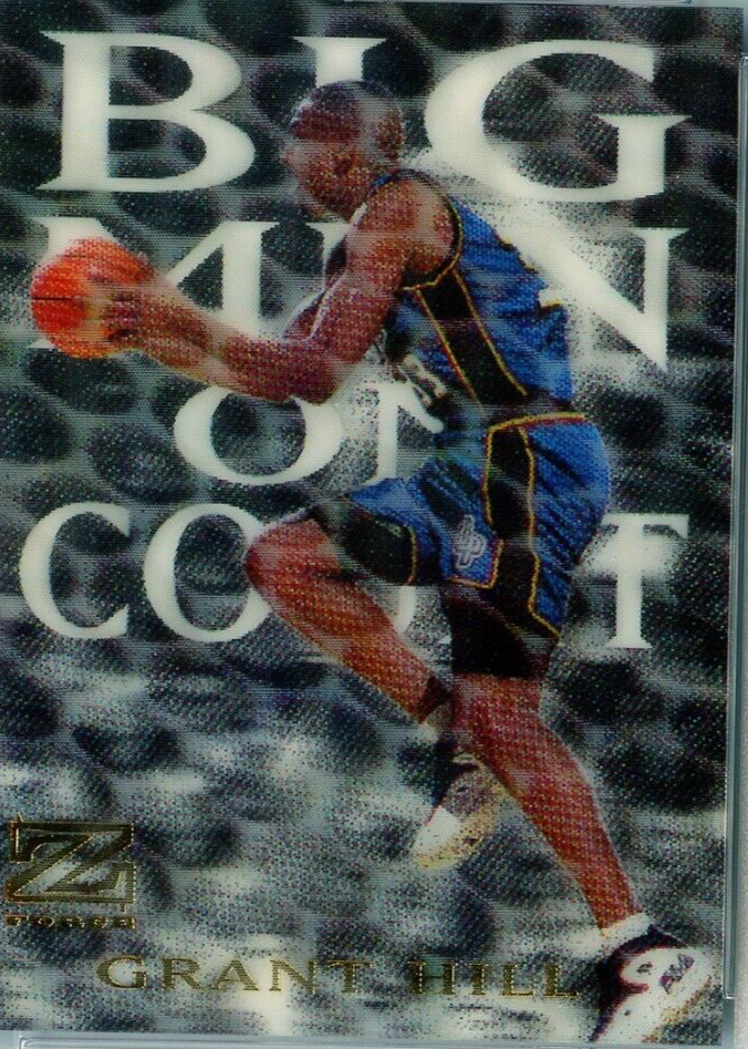 Grant Hill 1997 SkyBox Z-Force #7BMOC Big Men on Court Price 