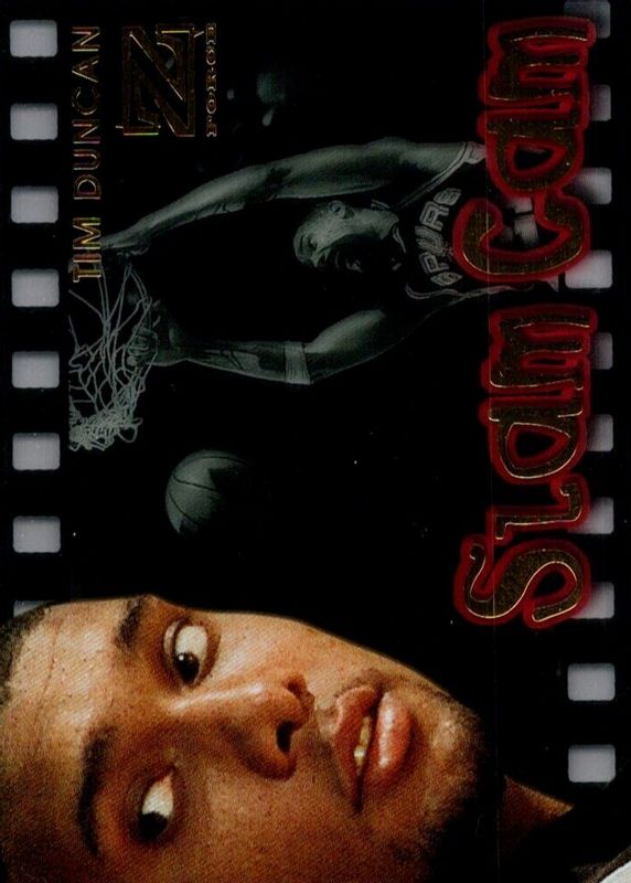 Tim Duncan 1997 SkyBox Z-Force #3SC Slam Cam Rookie RAW