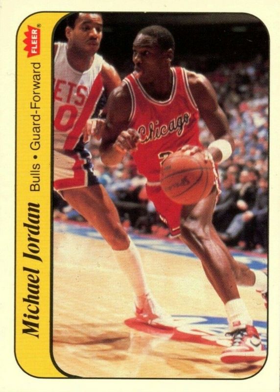 Michael Jordan 1986 Fleer Sticker #8 Base