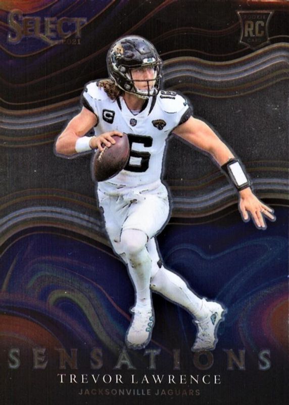 Trevor Lawrence 2021 Select #SEN-24 Sensations Rookie RAW