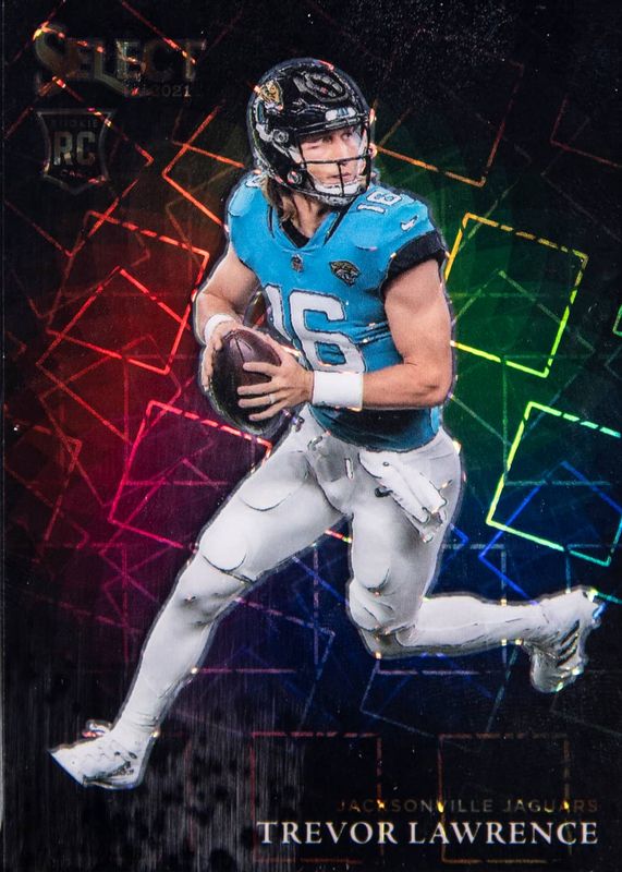 Trevor Lawrence 2021 Select #CW-16 Color Wheel - Black /1 Rookie RAW