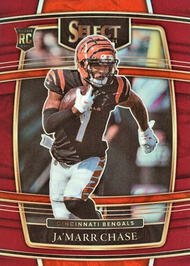 Ja'Marr Chase 2021 Select #47 Concourse Maroon /149 Price Guide