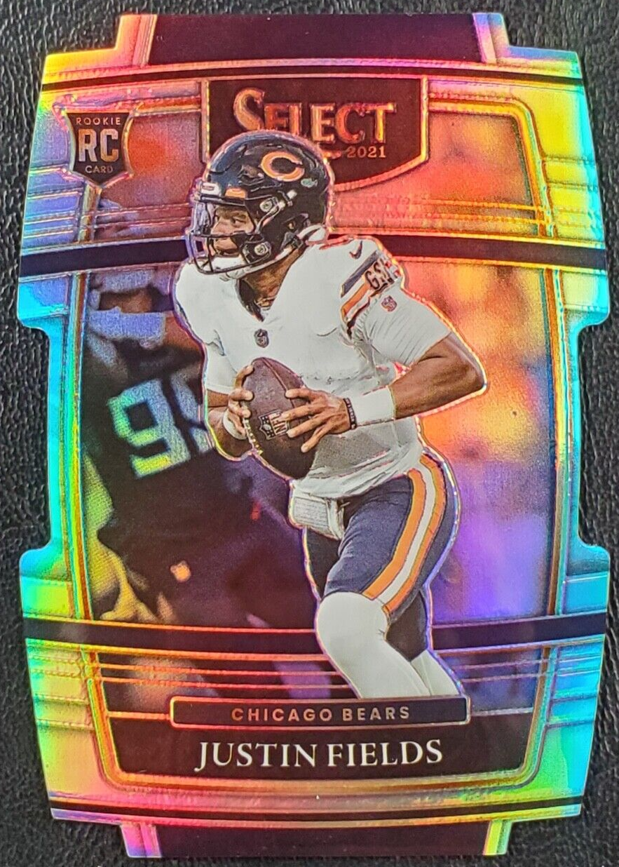 Justin Fields 2021 Select #50 Concourse Silver Die-Cut Price Guide