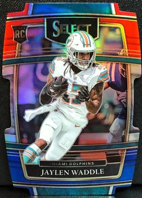 2021 Select #48 Concourse Red & Blue Die-Cut