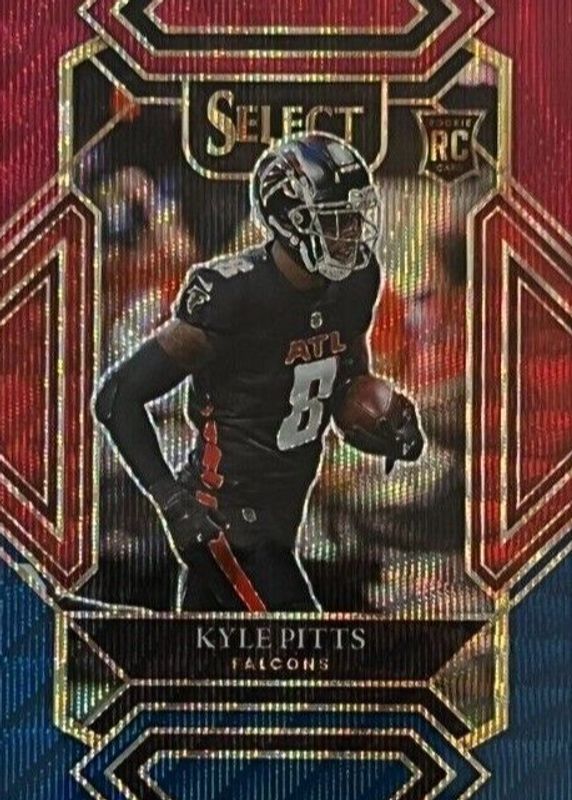 Kyle Pitts 2021 Select #246 Club Level Tri-Color /149 Rookie RAW