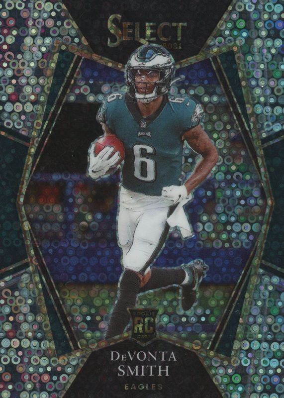 DeVonta Smith 2021 Select #149 Premier Level Disco Rookie PSA 10