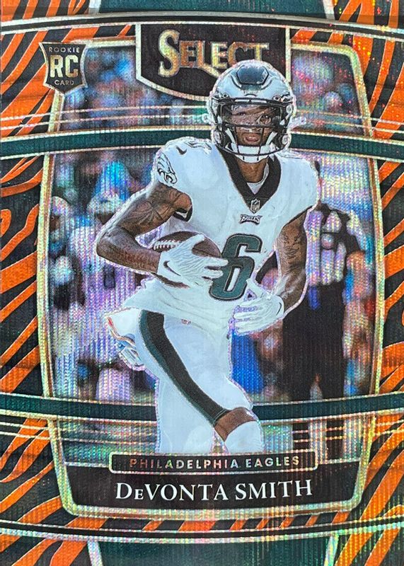 DeVonta Smith 2021 Select #49 Concourse Tiger /(SSP) Rookie RAW