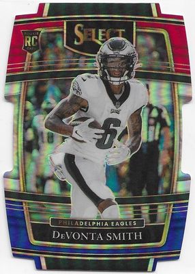 2021 Select #49 Concourse Red & Blue Die-Cut