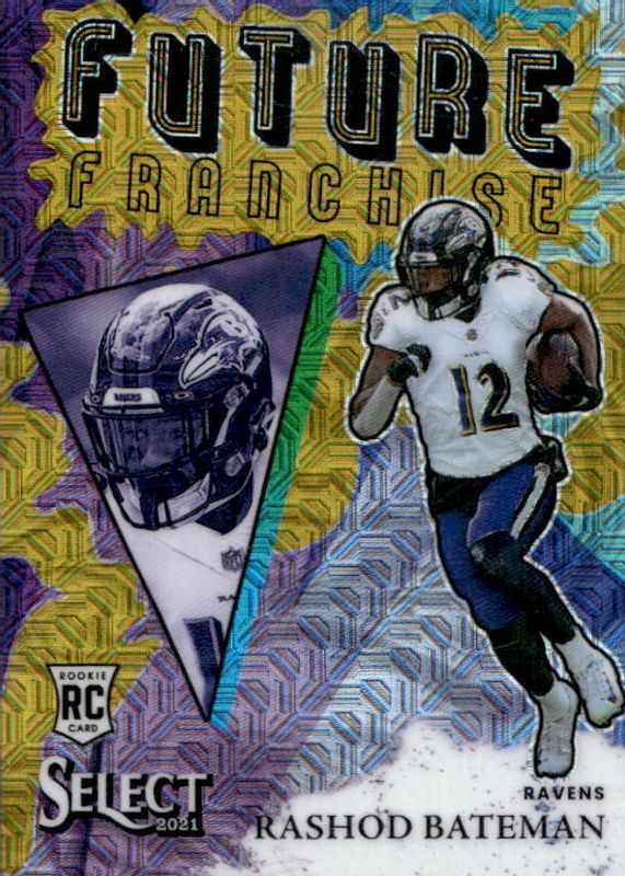 Rashod Bateman 2021 Select #FFR-13 Future Franchise - Gold /10 Rookie RAW