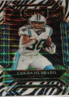 Chuba Hubbard 2021 Select #276 Club Level Zebra /(SSP) Price Guide ...