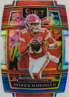 2021 Select #2 Concourse Red & Blue Die-Cut