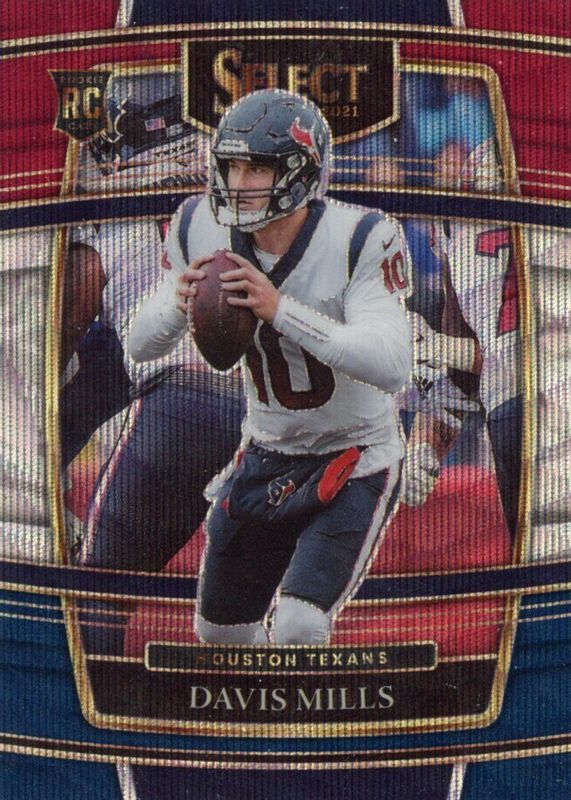 Davis Mills 2021 Select #65 Concourse Tri-Color /249 Rookie RAW