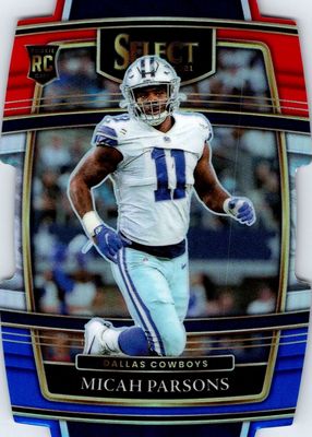 2021 Select #85 Concourse Red & Blue Die-Cut