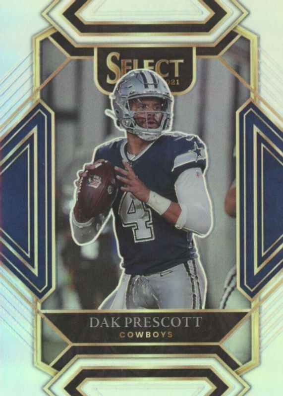 Dak Prescott 2021 Select #211 Club Level Silver RAW