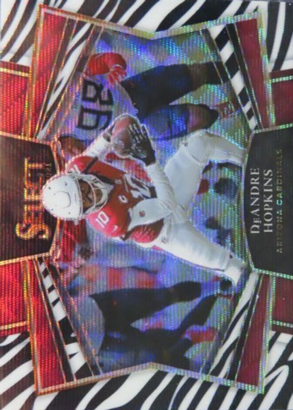DeAndre Hopkins 2021 Select #SS-12 Snapshots - Zebra /(SSP) RAW