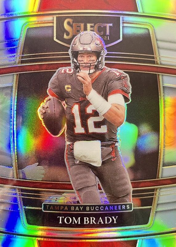 Tom Brady 2021 Select #1 Concourse Silver RAW