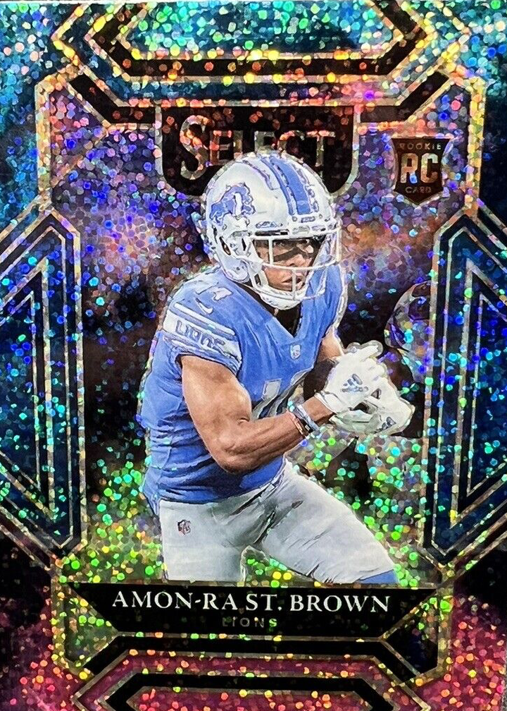 Amon-Ra St. Brown 2021 Select #273 Club Level Cosmic /(SSP) Price