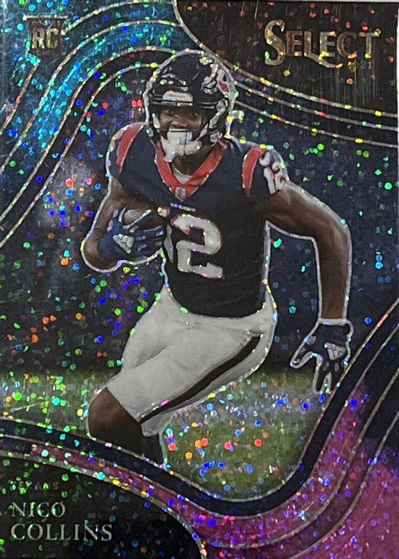 Nico Collins 2021 Select #369 Field Level Cosmic /(SSP) Rookie RAW