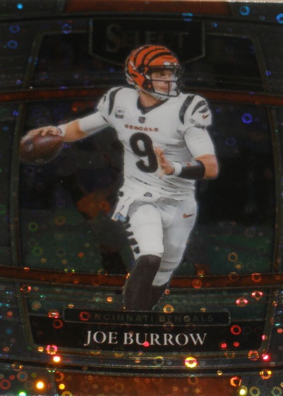 Joe Burrow 2021 Select #9 Concourse Disco PSA 10