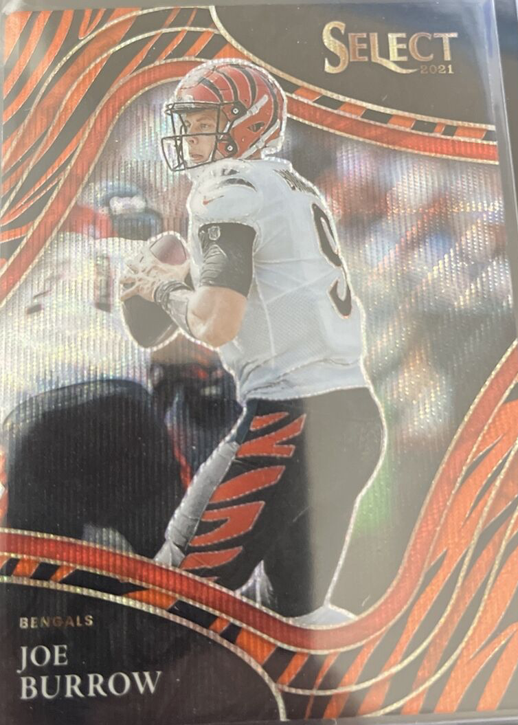 Joe Burrow 2021 Select #309 Field Level Tiger /(SSP) Price