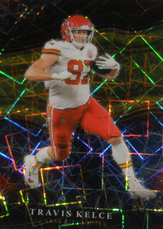 Travis Kelce 2021 Select #SEN-20 Sensations - Gold /10 RAW