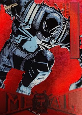 2021 SkyBox Marvel Metal Universe Spider-Man #1 Precious Metal Gems Red /90