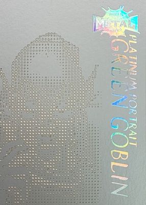 2021 Skybox Marvel Metal Universe Spider-Man #3PP Platinum Portraits